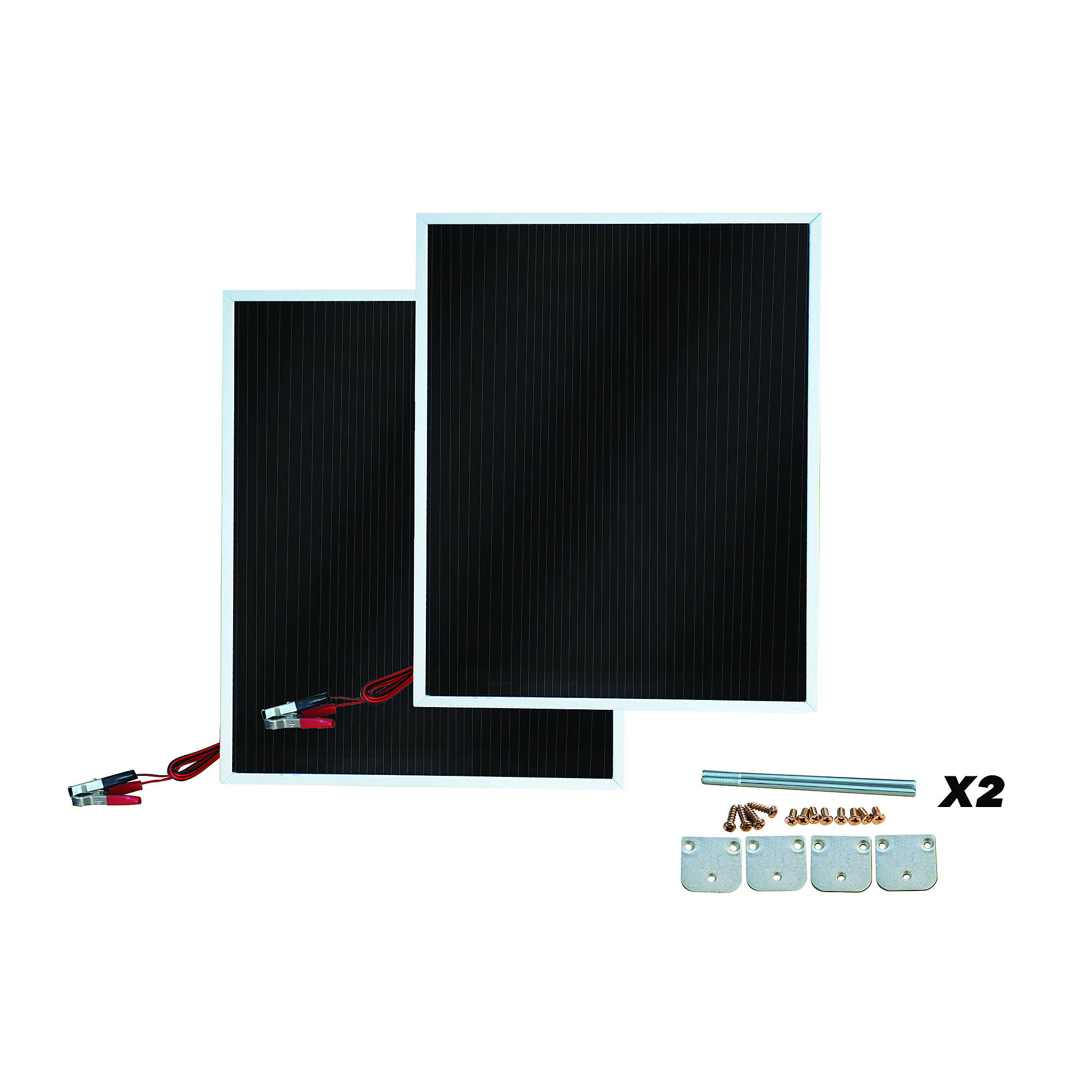 Nature Power, Competition 7 Watt Amorphous Solar Panel 2 Pack, Model# 41071